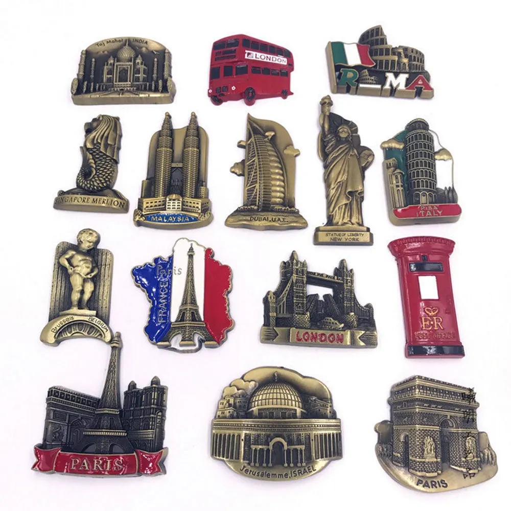Car Accessories Dubai - مغناطيس ثلاجة معدني للديكور المنزلي ،