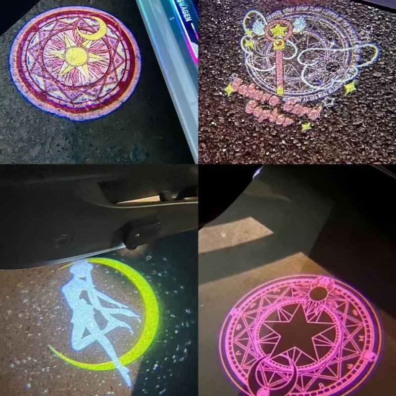 Car Accessories Company - مصباح ترحيب للسيارة بتصميم سيلور مون،
