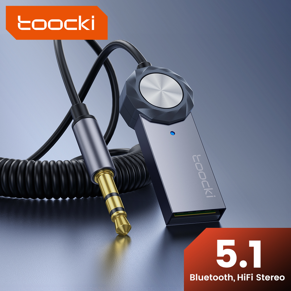 Car Accessories Online - محول توكي-بلوتوث Aux ، جهاز إرسال