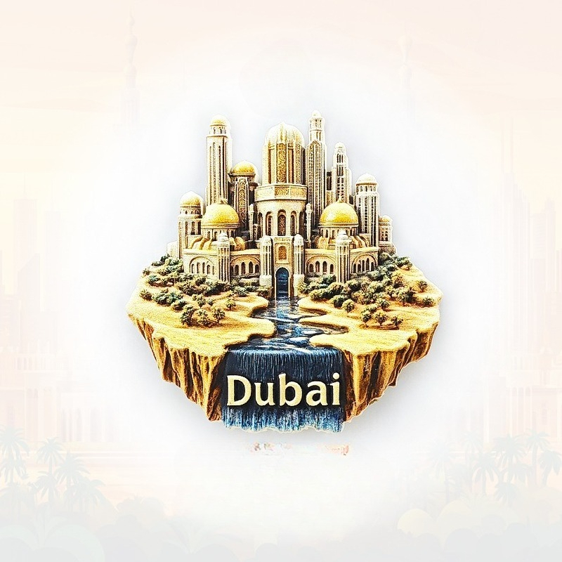 Car Accessories Dubai - مغناطيس ثلاجة واحة دبي - هدية