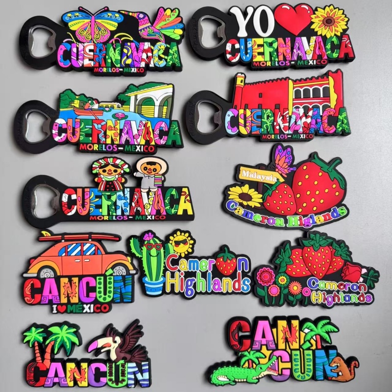 Car Accessories Dubai - PVC مغناطيس الثلاجة Cancun Cuernavaca المكسيك
