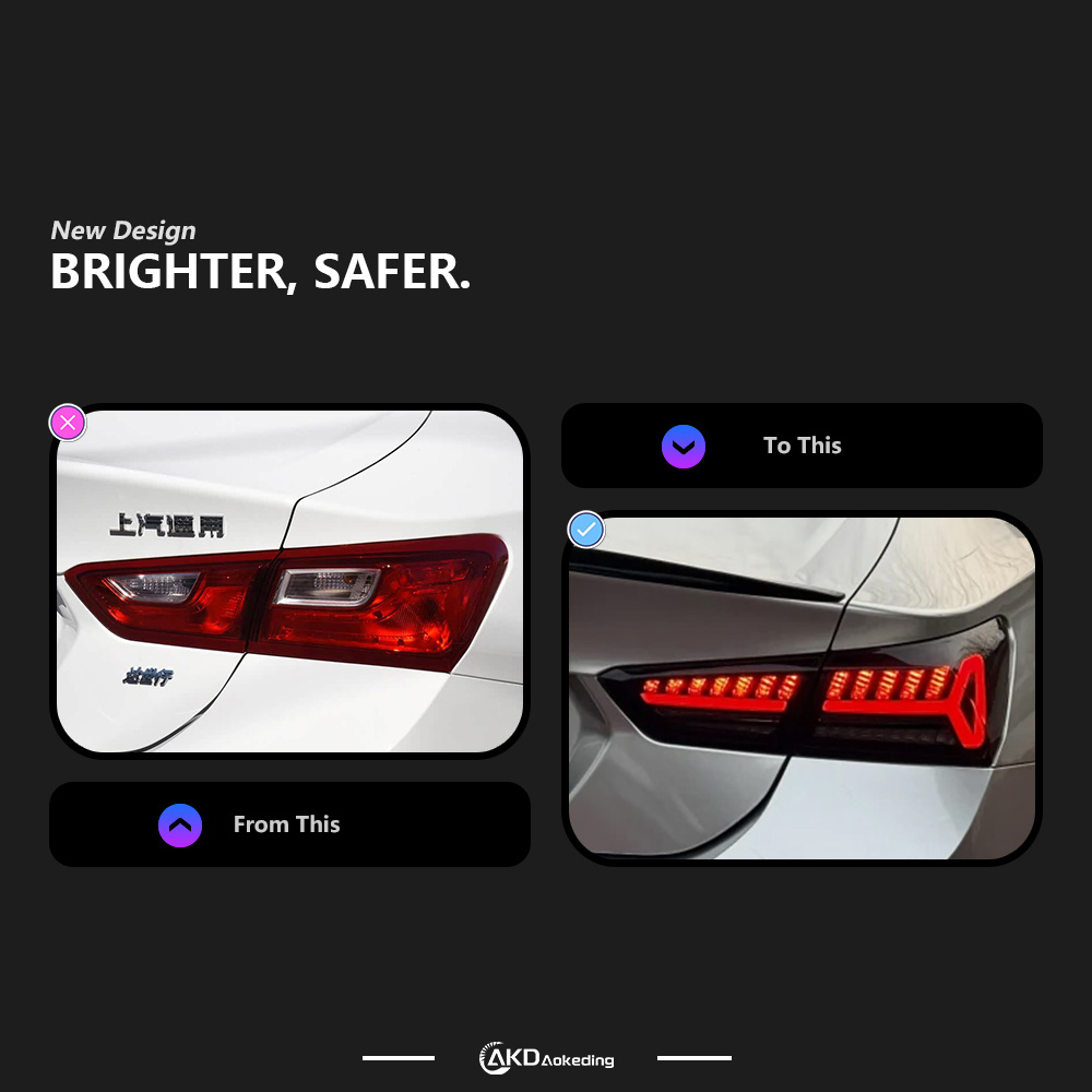 AKD سيارة التصميم الذيل مصباح  - مراجعة Car Accessories Xl6 وسعره
