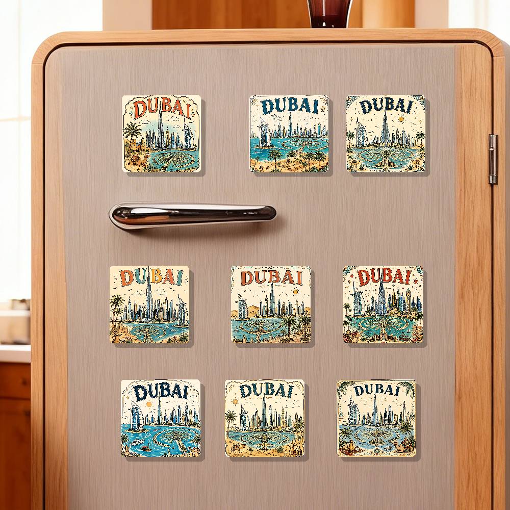 مغناطيس ثلاجة بتصميم دبي الفني - مراجعة Car Accessories Dubai وسعره