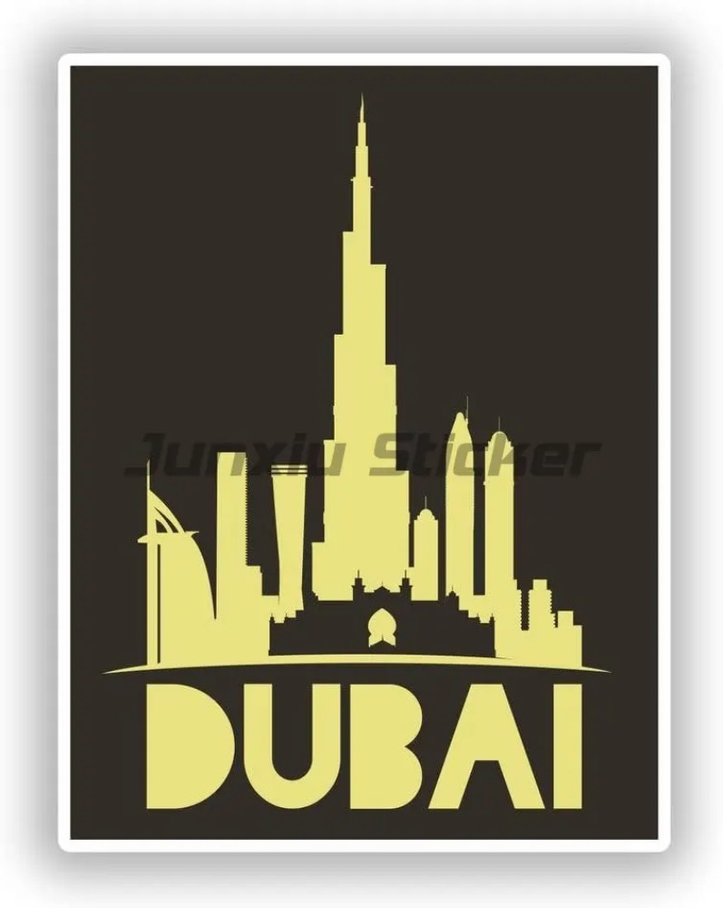 ملصق فينيل لعلم دولة دبي لتزيي - مراجعة Car Accessories Dubai وسعره