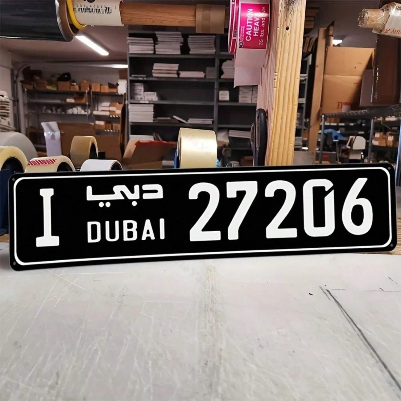 لافتة شارع منقوشة من الألومنيو - مراجعة Car Accessories Dubai وسعره