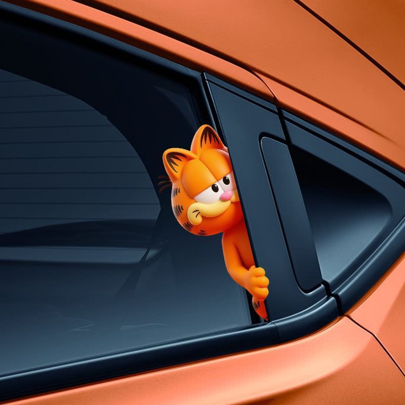 ملصقات غارفيلد الكرتونية اللطي - مراجعة Car Accessories Company وسعره
