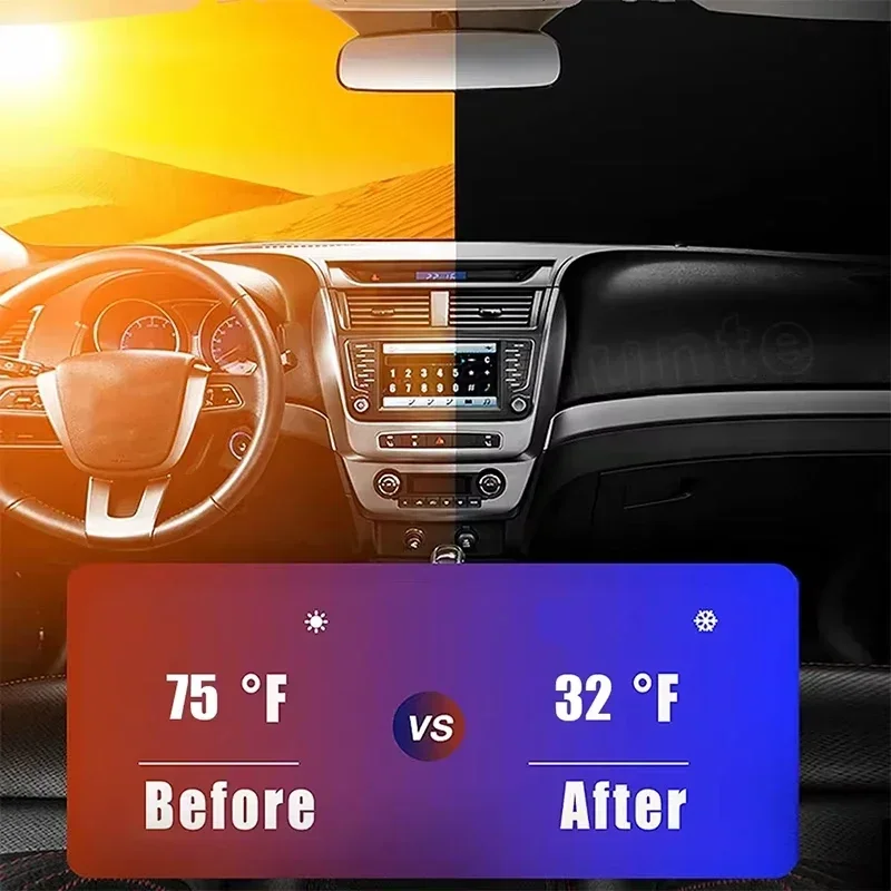 واقي شمس أمامي للسيارة، حماية  - مراجعة Car Accessories Company وسعره