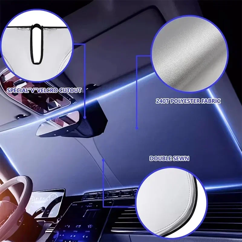 واقي شمس أمامي للسيارة، حماية  - مراجعة Car Accessories Company وسعره